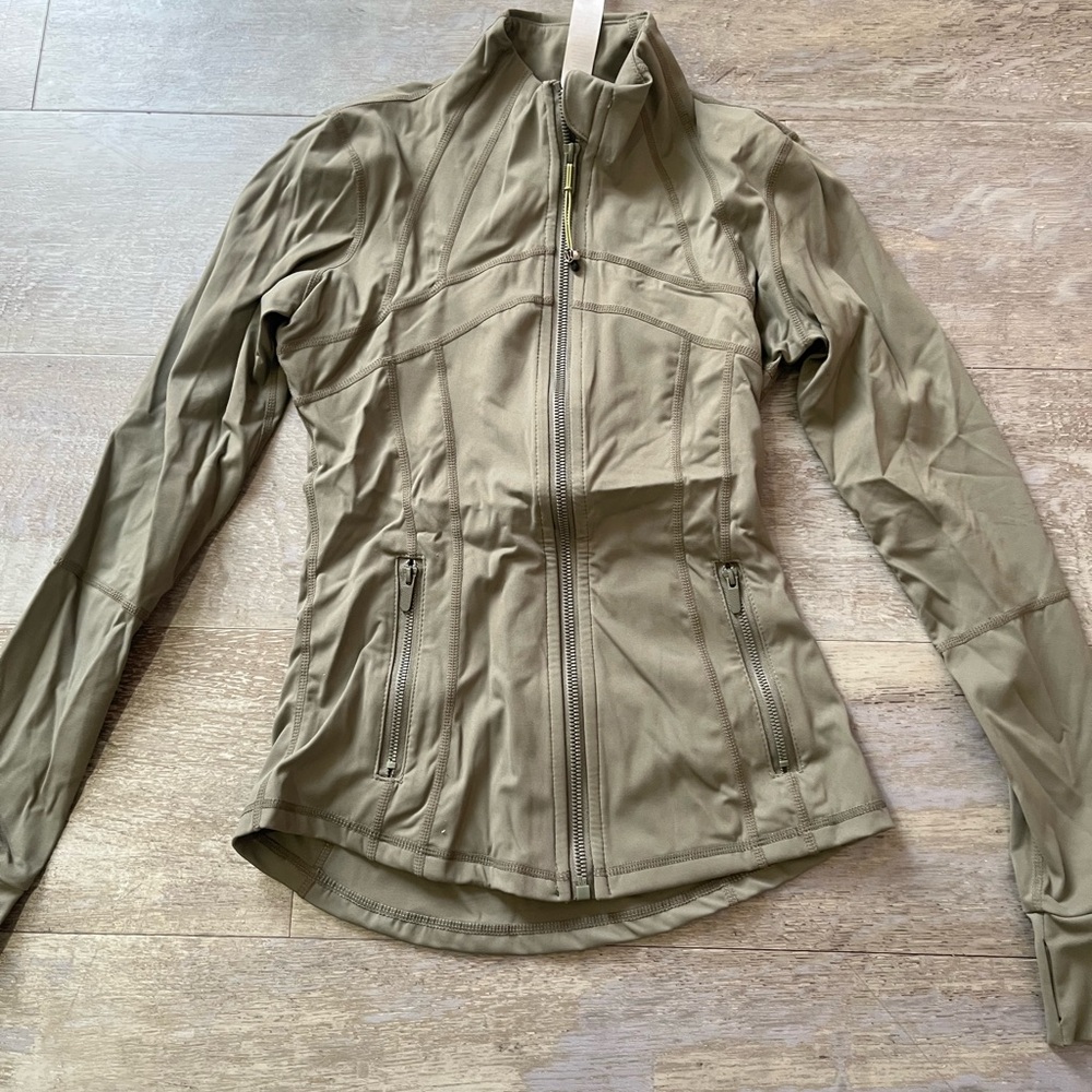 Lululemon Athletica Tan Utility Jacket with Tailored Fit